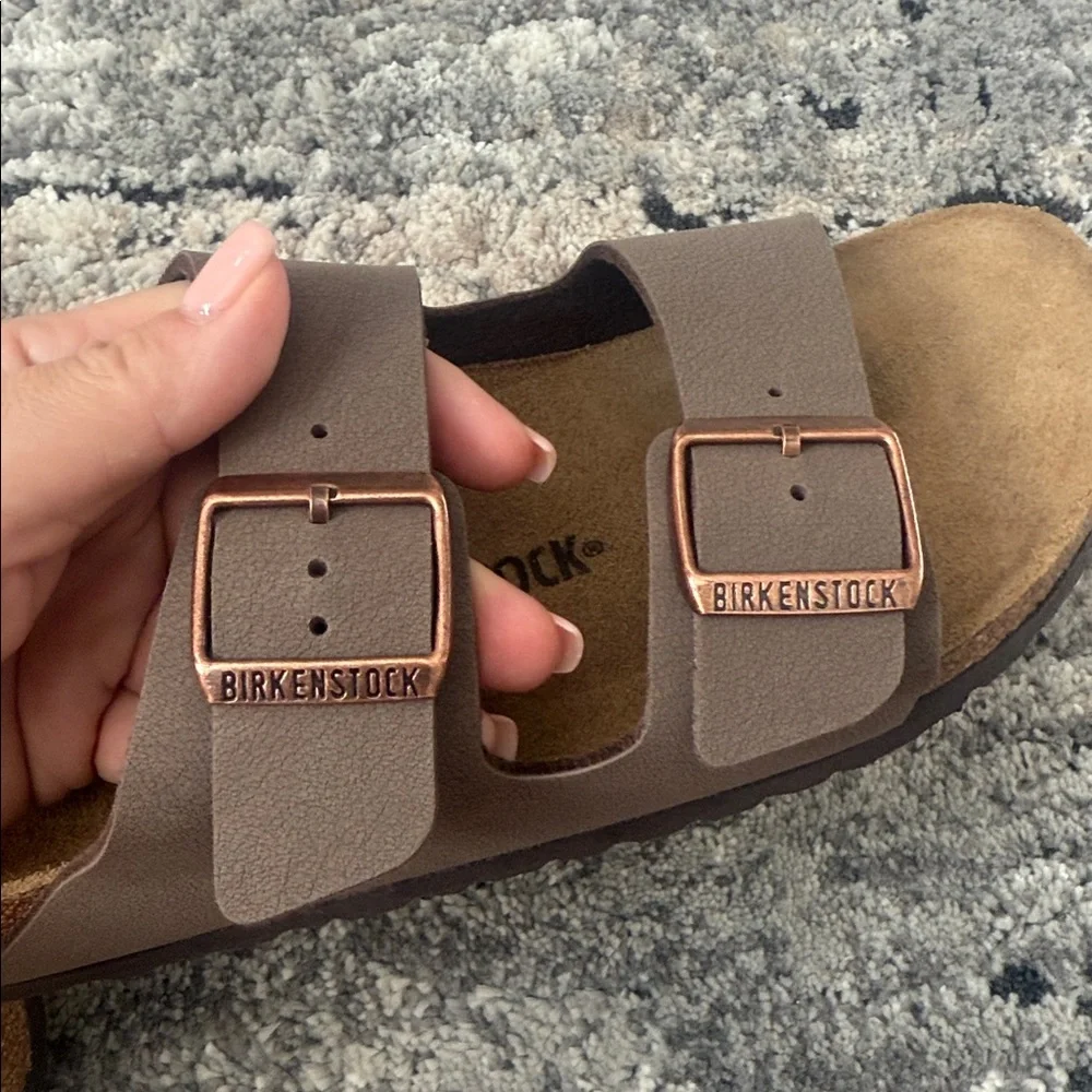 Birkenstock Tan Double Buckle Sandals - Picture 4 of 4